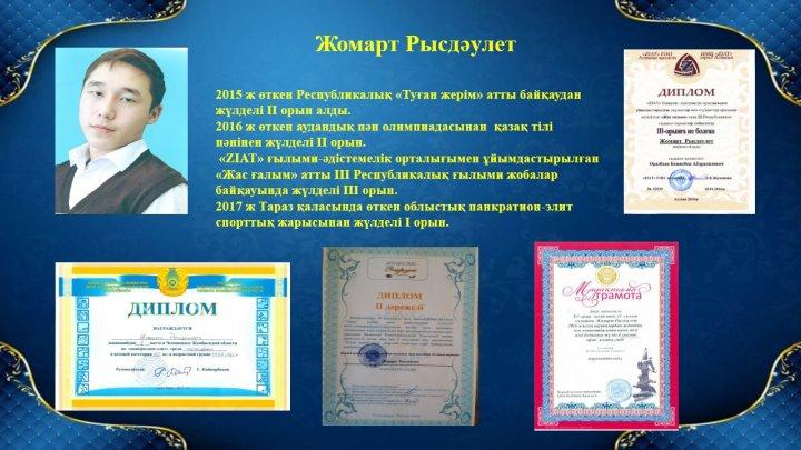 Мектепке тағғзым