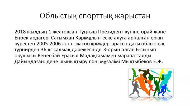 Мектеп жетістіктер